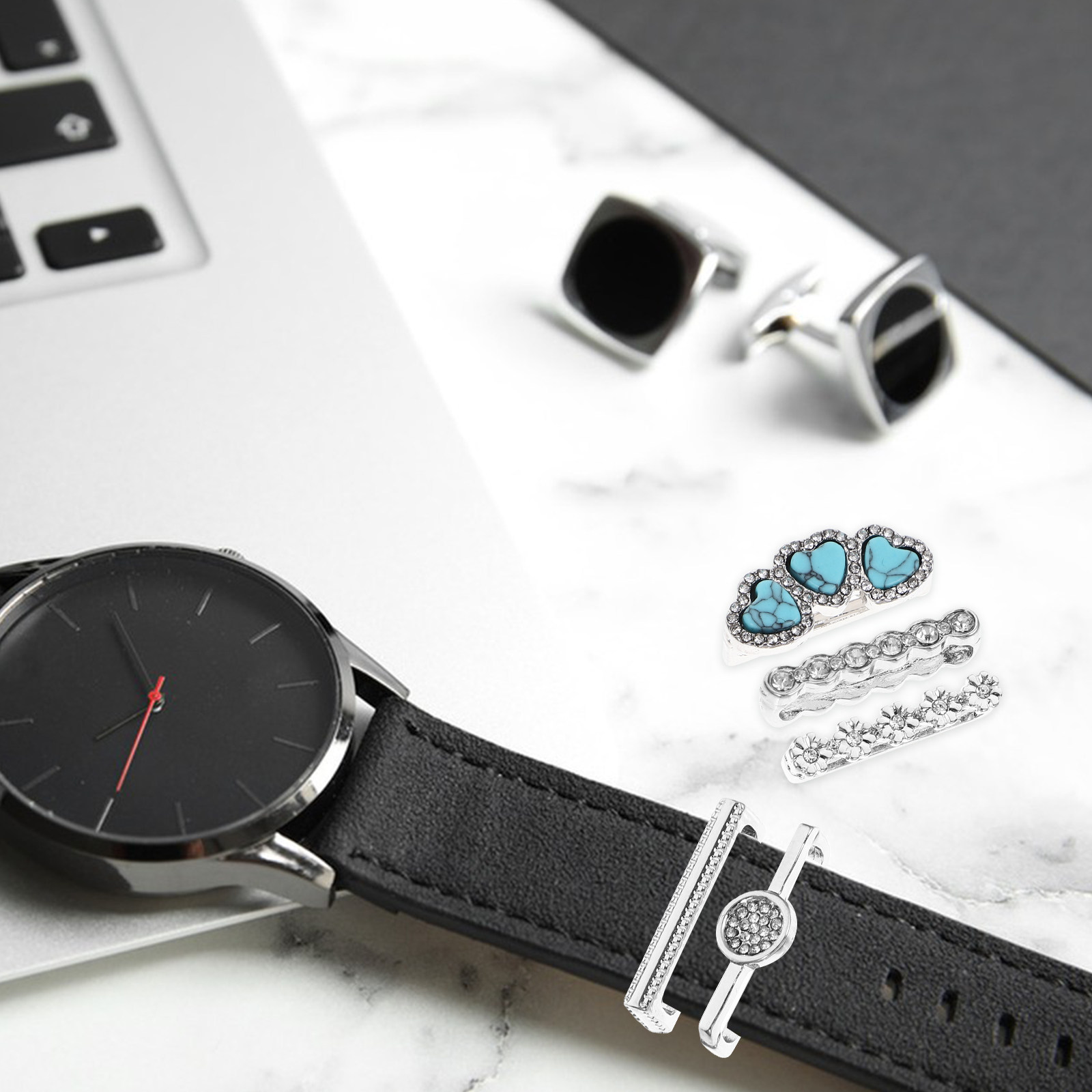 Smartwatch - 5 шт. премиальных декоративных колец из