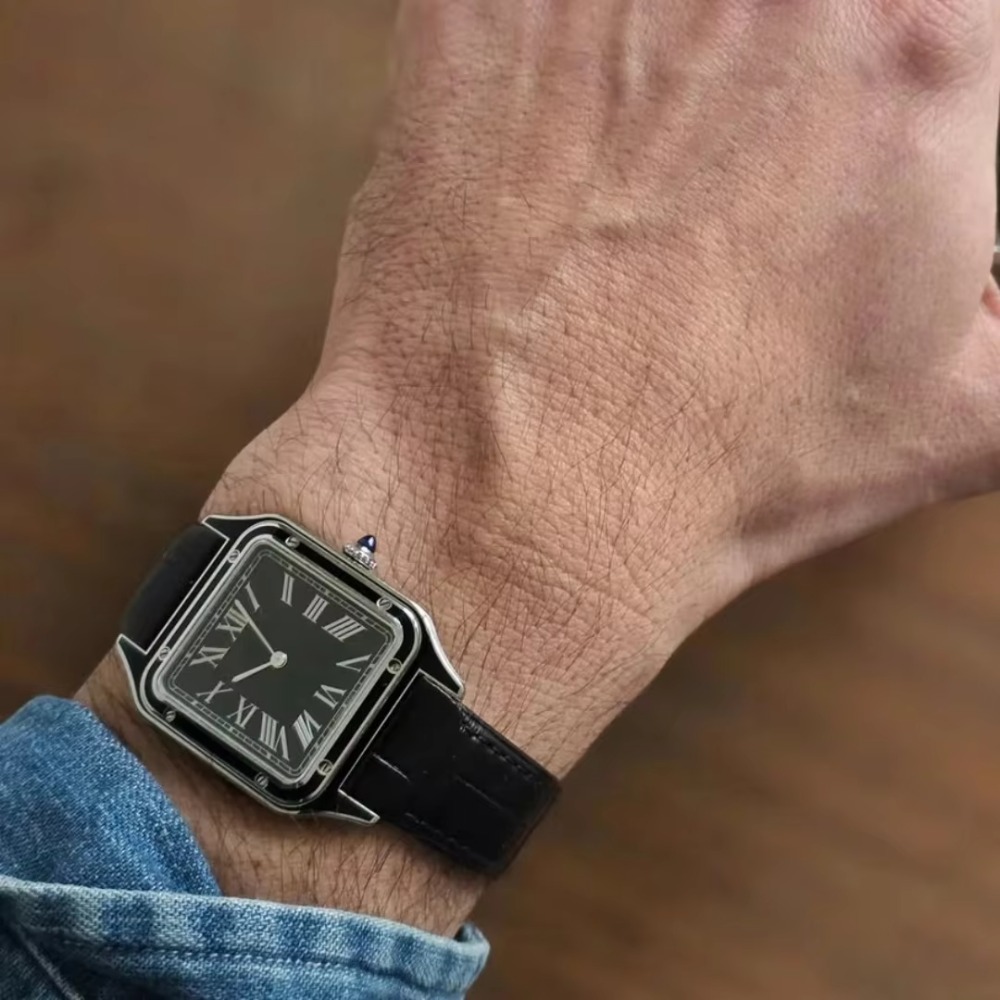 Cartier Watch Santos - 15,5 мм, 17,5 мм, 19 мм.