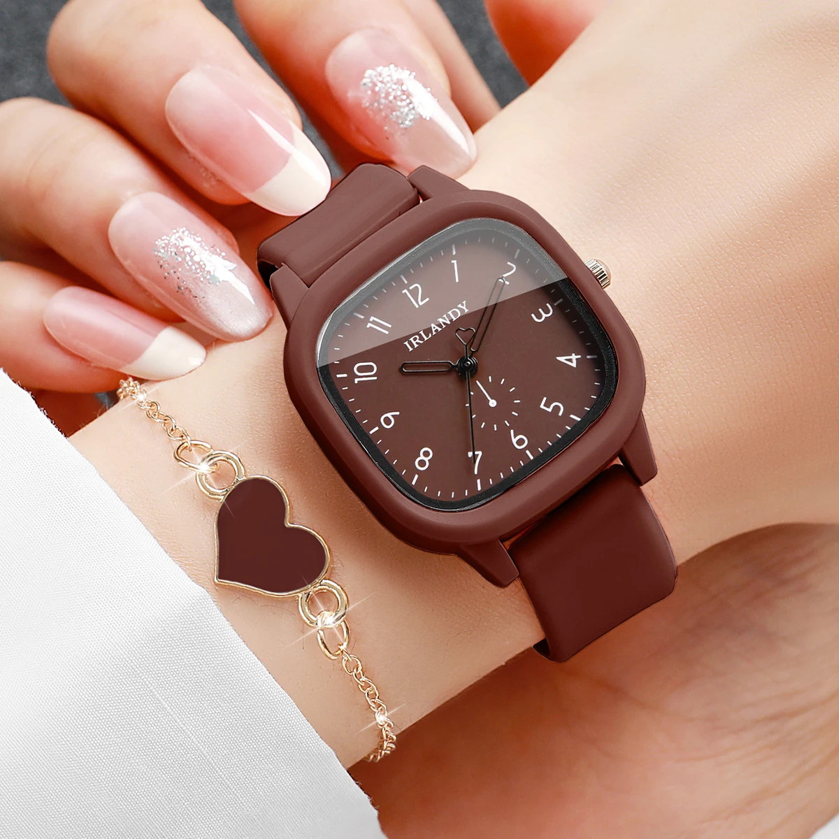 4 шт. модные квадратные женски – обзор и цена Jewelry Watches Women