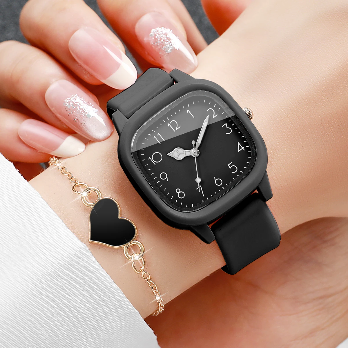5 шт. модных квадратных женски – обзор и цена Jewels On Watches