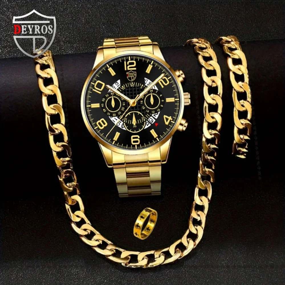 4 шт./компл. мужские повседнев – обзор и цена Best Jewelry Watches