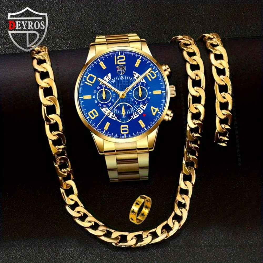 4 шт./компл. мужские повседнев – обзор и цена Best Jewelry Watches